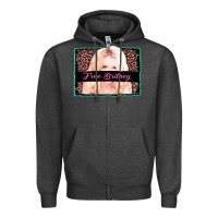 Charcoal Heather free britney leopard glitter Zipper Hoodie - AdoDesignShop