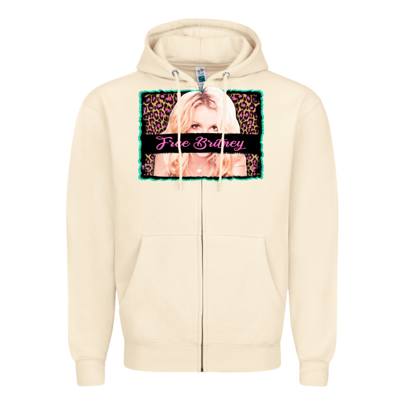 Free Britney Leopard Glitter Zipper Hoodie by AdoDesignShop | Teevron