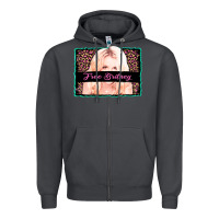 Smoke free britney leopard glitter Zipper Hoodie - AdoDesignShop
