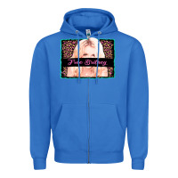 True Royal free britney leopard glitter Zipper Hoodie - AdoDesignShop
