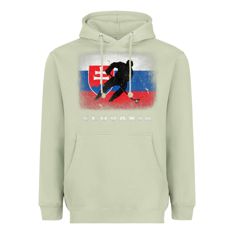 Slovakia Ice Hockey Slovak Flag Heavyweight Hoodie by InspiraDesign | Teevron