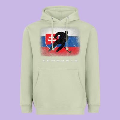 Slovakia Ice Hockey Slovak Flag Heavyweight Hoodie Designed By Inspiradesign