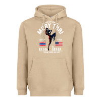 Mushroom thailand american flag muay thai boxing train hard repeat t shirt Heavyweight Hoodie - InspiraDesign