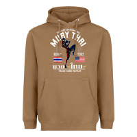 Toasted Coconut thailand american flag muay thai boxing train hard repeat t shirt Heavyweight Hoodie - InspiraDesign