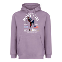 Lavender thailand american flag muay thai boxing train hard repeat t shirt Heavyweight Hoodie - InspiraDesign