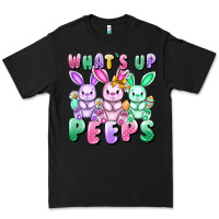 Black What's up peeps Easter bunnies Easter Day Premium Tee - CowGirlArtShop