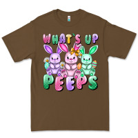 Cacao What's up peeps Easter bunnies Easter Day Premium Tee - CowGirlArtShop