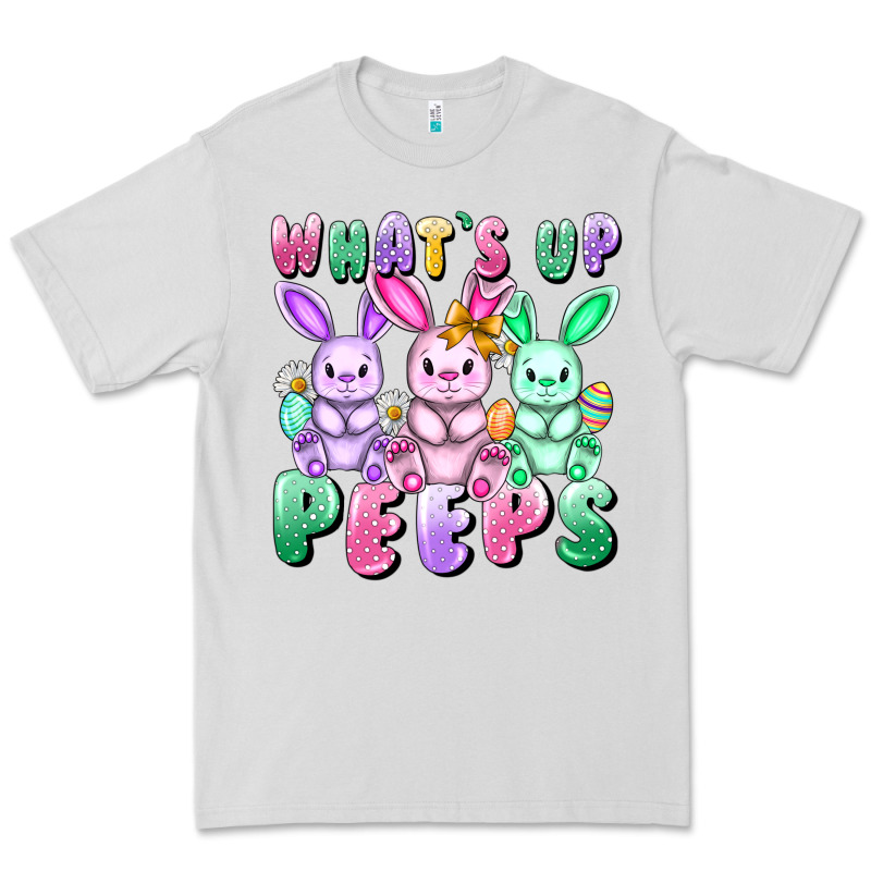 What's Up Peeps Easter Bunnies Easter Day Premium Tee by CowGirlArtShop | Teevron