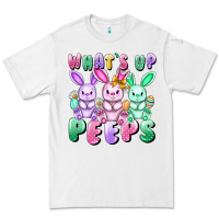 White What's up peeps Easter bunnies Easter Day Premium Tee - CowGirlArtShop