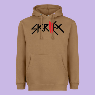 White Skrillex Heavyweight Hoodie Designed By Inspiradesign