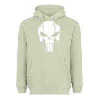 Matcha the punisher skull Heavyweight Hoodie - InspiraDesign