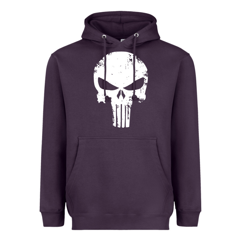 The Punisher Skull Heavyweight Hoodie by InspiraDesign | Teevron