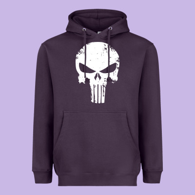 The Punisher Skull Heavyweight Hoodie Designed By Inspiradesign