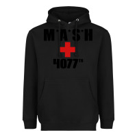 Black mash 4077th Heavyweight Hoodie - InspiraDesign
