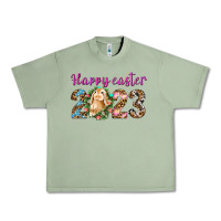Oil Green Happy Easter 2023 Urban Heavy Tee - BundleAndBundleShop