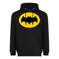 Black adam west bat Heavyweight Hoodie - InspiraDesign