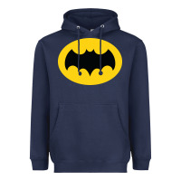 Navy adam west bat Heavyweight Hoodie - InspiraDesign