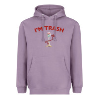 Lavender i'm trash forky Heavyweight Hoodie - InspiraDesign