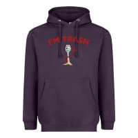 Plum i'm trash forky Heavyweight Hoodie - InspiraDesign
