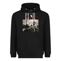 Black rush permanent waves Heavyweight Hoodie - InspiraDesign