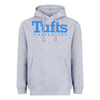 Heather Grey Tufts University Heavyweight Hoodie - InspiraDesign
