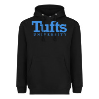 Black Tufts University Heavyweight Hoodie - InspiraDesign