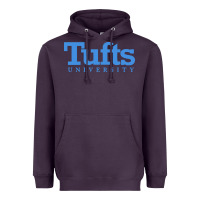 Plum Tufts University Heavyweight Hoodie - InspiraDesign