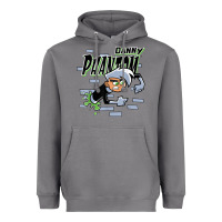 Storm Danny Phantom Coming Through Brick Wall Heavyweight Hoodie - InspiraDesign