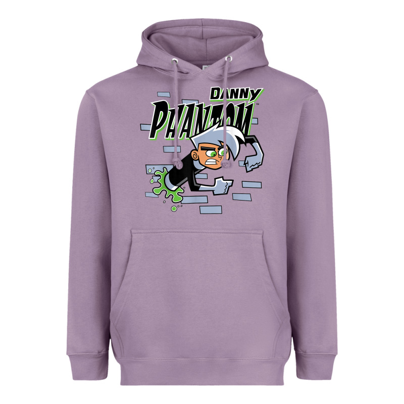 Danny Phantom Coming Through Brick Wall Heavyweight Hoodie by InspiraDesign | Teevron