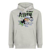 Moon Dust Danny Phantom Coming Through Brick Wall Heavyweight Hoodie - InspiraDesign