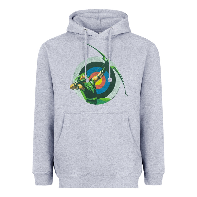 Green Arrow Dc, Green Arrow Dc Vintage, Green Arrow Dc Art, Green Arro Heavyweight Hoodie by InspiraDesign | Teevron