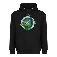 Black Green Arrow DC, Green Arrow DC vintage, Green Arrow DC art, Green Arro Heavyweight Hoodie - InspiraDesign