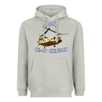 Moon Dust ARMY CH-47 CHINOOK HELICOPTER Heavyweight Hoodie - InspiraDesign