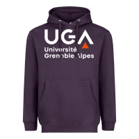 Plum université grenoble alpes Heavyweight Hoodie - ArtChic