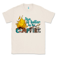 Natural life is better by the campfire Classic Tee - Artiststas
