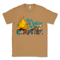 Toasted Coconut life is better by the campfire Classic Tee - Artiststas