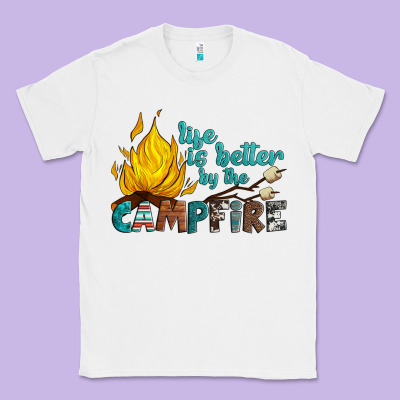 Life Is Better By The Campfire Classic Tee Designed By Artiststas