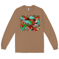Toasted Coconut Christmas Plaid Turquoise Glitter Cowhide Long Sleeve Tee - FaDigitalArtStudio