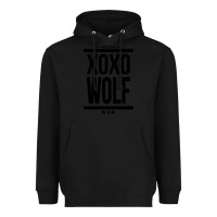 Black EXO WOLF  BaekHyun 88  KPOP Text Style Heavyweight Hoodie - ArtChic