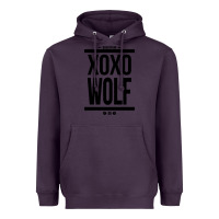 Plum EXO WOLF  BaekHyun 88  KPOP Text Style Heavyweight Hoodie - ArtChic