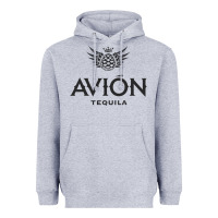 Heather Grey avion tequila Heavyweight Hoodie - ArtChic