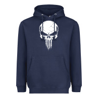 Navy the punisher Heavyweight Hoodie - ArtChic