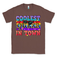 Chestnut Coolest queer in town Classic Tee - CowGirlArtShop