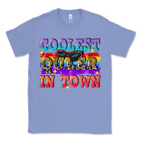 Colony Blue Coolest queer in town Classic Tee - CowGirlArtShop