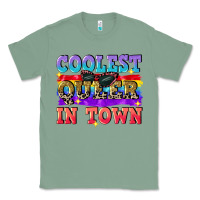 Sage Coolest queer in town Classic Tee - CowGirlArtShop