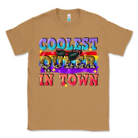 Toasted Coconut Coolest queer in town Classic Tee - CowGirlArtShop