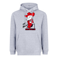 Heather Grey vintage colonel reb mascot Heavyweight Hoodie - ArtChic