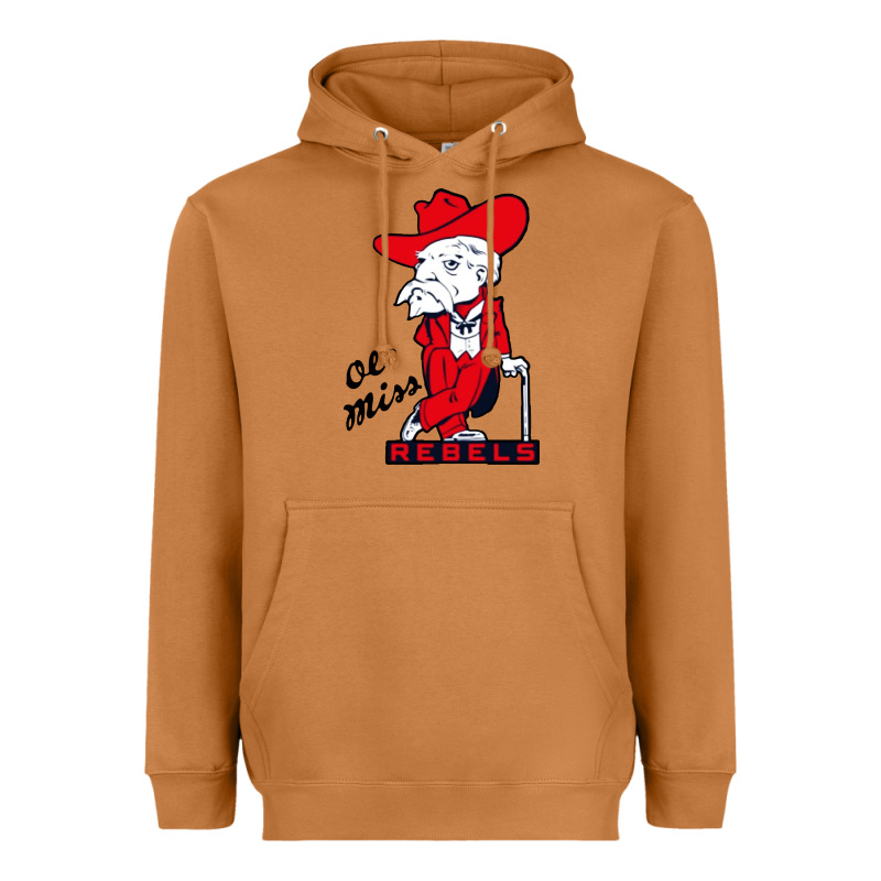 Vintage Colonel Reb Mascot Heavyweight Hoodie by ArtChic | Teevron