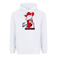 White vintage colonel reb mascot Heavyweight Hoodie - ArtChic