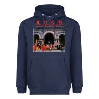 Navy Moving Pictures - Rush Heavyweight Hoodie - ArtChic
